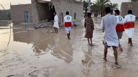 امدادرسانی به ۶۵۱ سیل‌زده در سیستان و بلوچستان