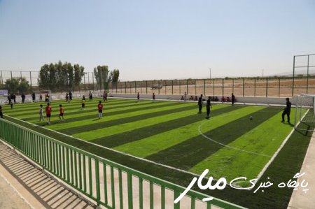افتتاح سه زمین ورزشی چمن مصنوعی در نیکشهر