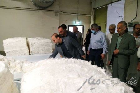 افتتاح خط اتوکلاو کارخانه بافت بلوچ ایرانشهر