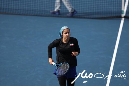 دختر تنیس باز ایران در بازی‌های آسیایی هانگژو شکست خورد