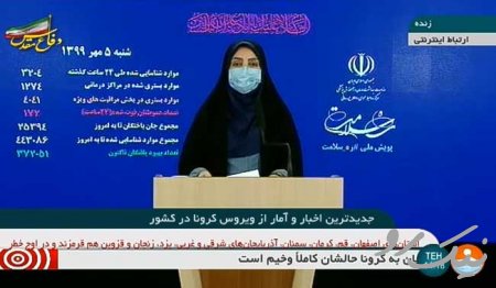 آخرین آمار کرونا در ایران