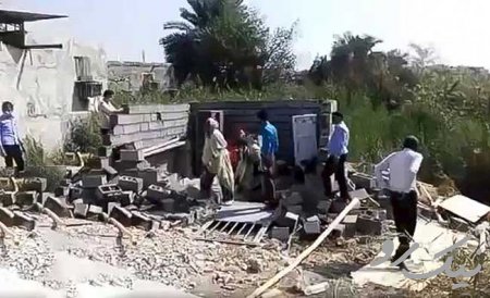 تخریب آلونک زن سرپرست خانواده در بندرعباس